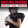 image:imageFranklin Sports Supratak Football Receiver Gloves  WhiteChrome  Youth SmallWhiteChrome