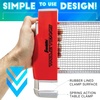 image:imageFranklin Sports Table Tennis to Go Portable Ping Pong Set  Table Top Ping Pong Net  2 Paddles  Ping Pong Balls Included  2 Players  PortableRed