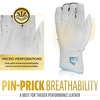 image:imageFranklin Sports USA Softball Batting Gloves  Infinite Powerstrap Womens Fastpitch  Softball Batting Gloves  Durable Full Wrap Cage Practice Gloves  Reinforced WristPearl