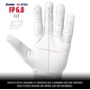image:imageFranklin Sports USA Softball Womens Batting Gloves Fastpitch  Slowpitch Girls Gloves  Adult  Youth PairsWhiteGold