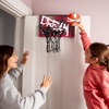 image:imageFranklin Sports WNBA Team Over The Door Basketball Hoops  Kids Indoor Mini Basketball Hoop  Ball Set  WNBA Fan Mini HoopsAtlanta Dream