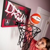 image:imageFranklin Sports WNBA Team Over The Door Basketball Hoops  Kids Indoor Mini Basketball Hoop  Ball Set  WNBA Fan Mini HoopsAtlanta Dream