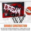 image:imageFranklin Sports WNBA Team Over The Door Basketball Hoops  Kids Indoor Mini Basketball Hoop  Ball Set  WNBA Fan Mini HoopsAtlanta Dream