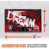 image:imageFranklin Sports WNBA Team Over The Door Basketball Hoops  Kids Indoor Mini Basketball Hoop  Ball Set  WNBA Fan Mini HoopsAtlanta Dream