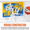 image:imageFranklin Sports WNBA Team Over The Door Basketball Hoops  Kids Indoor Mini Basketball Hoop  Ball Set  WNBA Fan Mini HoopsChicago Sky