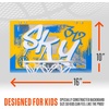 image:imageFranklin Sports WNBA Team Over The Door Basketball Hoops  Kids Indoor Mini Basketball Hoop  Ball Set  WNBA Fan Mini HoopsChicago Sky