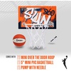 image:imageFranklin Sports WNBA Team Over The Door Basketball Hoops  Kids Indoor Mini Basketball Hoop  Ball Set  WNBA Fan Mini HoopsConnecticut Sun