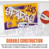 image:imageFranklin Sports WNBA Team Over The Door Basketball Hoops  Kids Indoor Mini Basketball Hoop  Ball Set  WNBA Fan Mini HoopsLA Sparks
