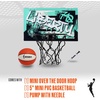 image:imageFranklin Sports WNBA Team Over The Door Basketball Hoops  Kids Indoor Mini Basketball Hoop  Ball Set  WNBA Fan Mini HoopsNew York Liberty