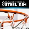 image:imageFranklin Sports Wall Mounted Basketball Hoop  Fully Adjustable  Shatter Resistant  Accessories Included BlackWhite
