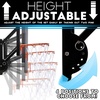 image:imageFranklin Sports Wall Mounted Basketball Hoop  Fully Adjustable  Shatter Resistant  Accessories Included BlackWhite