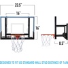 image:imageFranklin Sports Wall Mounted Basketball Hoop  Fully Adjustable  Shatter Resistant  Accessories Included BlackWhite