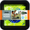 image:imageFranklin Sports Washer Set  2 12 x 12 Folding Targets  Portable Fun  Perfect for Beach Tailgating Parties  Replacement Bottle Cap WashersStackable