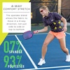image:imageFranklin Sports Womens Pickleball Short Sleeve Polo Shirt  Womens Athletic Polos for Golf Pickleball Tennis  More  Relaxed Fit  Dry Lightweight Polo Shirt for Women  Pink  Black  Small