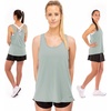 image:imageFranklin Sports Womens Womens Aloe Lattice Back Tank Top  Relaxed FitAloe