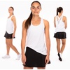 image:imageFranklin Sports Womens Womens White Lattice Back Tank Top  Relaxed FitWhite
