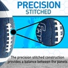 image:imageFranklin Sports Youth  Adult Footballs  Extra Grip 1000 Official Size Junior  Pee Wee Kids  1  12 PacksBlueWhite