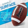 image:imageFranklin Sports Youth  Adult Footballs  Extra Grip 1000 Official Size Junior  Pee Wee Kids  1  12 PacksBrownWhite