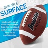 image:imageFranklin Sports Youth  Adult Footballs  Extra Grip 1000 Official Size Junior  Pee Wee Kids  1  12 PacksBrownWhite
