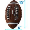 image:imageFranklin Sports Youth Football Playbook  Junior Football with Route Diagrams  Small Perfect for Peewee and YouthBrown