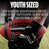 image:imageFranklin Sports Youth Football Receiver Gloves  Shoktak Youth Gloves  Kids Football  High GripBlack