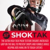 image:imageFranklin Sports Youth Football Receiver Gloves  Shoktak Youth Gloves  Kids Football  High GripBlack