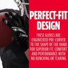 image:imageFranklin Sports Youth Football Receiver Gloves  Shoktak Youth Gloves  Kids Football  High GripBlack