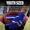image:imageFranklin Sports Youth Football Receiver Gloves  Shoktak Youth Gloves  Kids Football  High GripBlue
