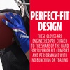 image:imageFranklin Sports Youth Football Receiver Gloves  Shoktak Youth Gloves  Kids Football  High GripBlue