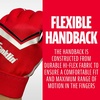 image:imageFranklin Sports Youth Football Receiver Gloves  Shoktak Youth Gloves  Kids Football  High GripRed