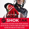 image:imageFranklin Sports Youth Football Receiver Gloves  Shoktak Youth Gloves  Kids Football  High GripRed