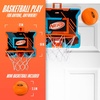 image:imageNERFOOP Slam Mini Basketball Hoop Set  Pro Hoop Mini Basket Set with NERF Foam Basketball  Spring Loaded Rim Great for Dunking  Perfect Bedroom  Office Accessory