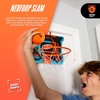 image:imageNERFOOP Slam Mini Basketball Hoop Set  Pro Hoop Mini Basket Set with NERF Foam Basketball  Spring Loaded Rim Great for Dunking  Perfect Bedroom  Office Accessory