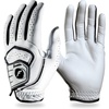 image:imageFranklin Sports Golf Glove  Pro Golf Gloves  Premium Leather Golfing Glove  Maximum Grip  White  BlackPearl