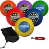 image:imageFranklin Sports Kids Playground Balls  Rubber Kickballs  Playground Balls For Kids  Great for Dodgeball Kickball 4 Square  Schoolyard Games  85 Diameter6 Balls  Assorted Colors with Carry Bag