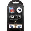 image:imageFranklin Sports Licensed Table Tennis Balls  NFL Table Tennis Balls  Official Team Logos and Colors  Fun Tailgate AccessoriesTennessee Titans