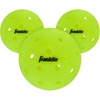 image:imageFranklin Sports Max Grit Textured Pickleballs  Indoor  Outdoor Extra Grip Training Pickleballs for Instant Spin  Control  3 Pack  Yellow
