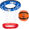 image:imageFranklin Sports NBA Ceiling Basketball Hoop for Kids  Indoor Plush Mini Basketball Set with Soft Ball  Safe Quiet Play  Easy Adhesive Setup for Bedrooms amp Playrooms