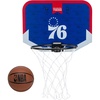 image:imageFranklin Sports NBA Team Over The Door Basketball Hoop  Kids Indoor Mini Basketball Hoop with Basketball  NBA Fan Shop Mini Hoop for Bedroom amp OfficePhiladelphia 76ers