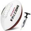 image:imageFranklin Sports NFL Autograph Football  Official Size White Panel Souvenir Football for Autographs  Signatures  NFL Team Fan Shop MemorabiliaAtlanta Falcons