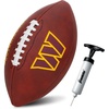 image:imageFranklin Sports NFL Football  Youth Junior Size Football for Kids  Official NFL Team Logo  Colors  Fan Shop BallWashington Commanders