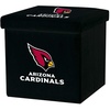 image:imageFranklin Sports NFL Storage Ottoman  Container  Folding Organizer Bins  Office Bedroom  Living Room Decor  14 x 14Arizona Cardinals