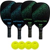 image:imageFranklin Sports Pickleball Paddle and Ball Set  Wooden Pickleball Rackets  Balls  Activator  USAPA Approved  Ball Set4 Player Set  BlueGreen