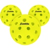image:imageFranklin Sports Silent Serve Foam Pickleballs  Quiet Soft Pickleballs for Noise Reduction  Indoor  Outdoor Official Size Balls  Great for Practice  Training  3 Pack  Optic Yellow