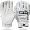 image:imageFranklin Sports USA Softball Womens Batting Gloves Fastpitch  Slowpitch Girls Gloves  Adult  Youth PairsChrome White  Fastpitch