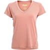 image:imageFranklin Sports Womens Womens Rose Gold Cross Back VNeck TShirt  Relaxed FitRose Gold