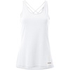 image:imageFranklin Sports Womens Womens White Lattice Back Tank Top  Relaxed FitWhite