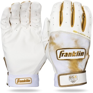 image:imageFranklin Sports Classic X Fast Pitch Batting GlovesWhiteGold