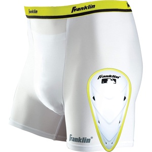 image:imageFranklin Sports Compression Sliding Shorts  Adult  Youth Baseball Compression Underwear with Cup PocketAdult Large