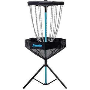 image:imageFranklin Sports Disc Golf Baskets  Portable Disc Golf Target with Chains Included  Disc Golf Basket Stand Equipment for Hole  Course CreationElite Steel Chain